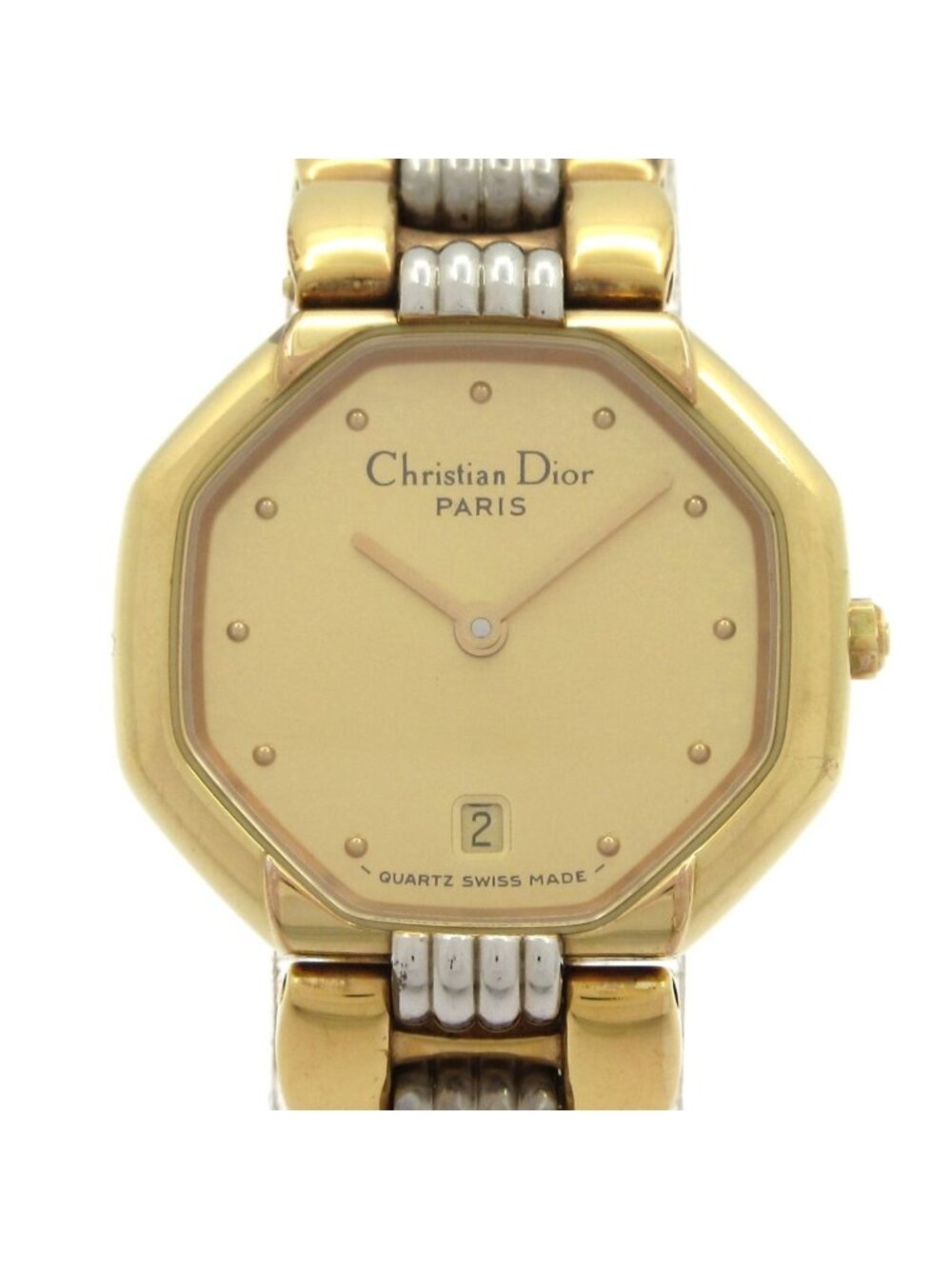 Dior Watch Octagon Gold